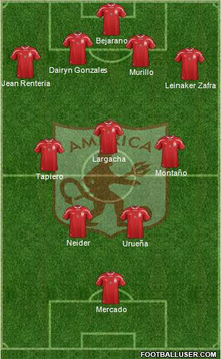 CD América de Cali Formation 2015