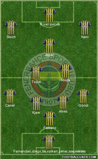 Fenerbahçe SK Formation 2015