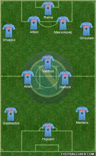 Napoli Formation 2015