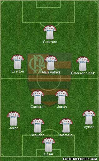 CR Flamengo Formation 2015