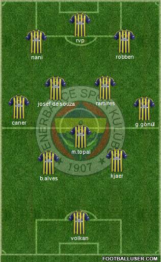 Fenerbahçe SK Formation 2015