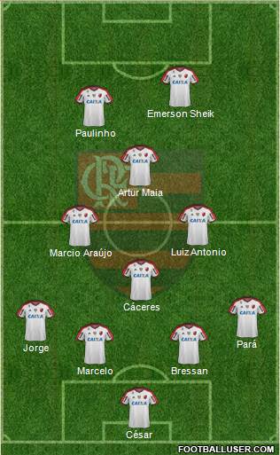 CR Flamengo Formation 2015