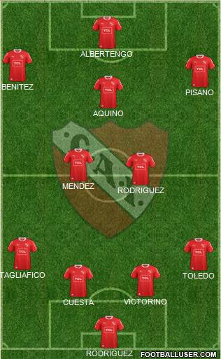 Independiente Formation 2015