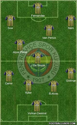 Fenerbahçe SK Formation 2015