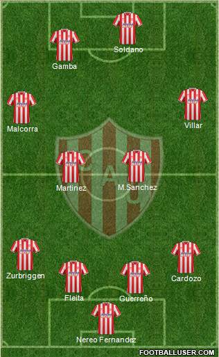 Unión de Santa Fe Formation 2015