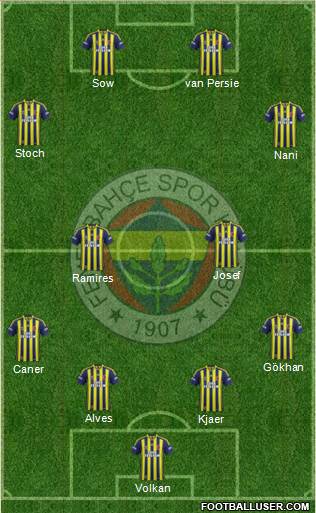 Fenerbahçe SK Formation 2015