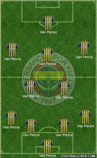 Fenerbahçe SK Formation 2015