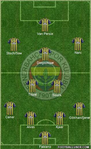 Fenerbahçe SK Formation 2015