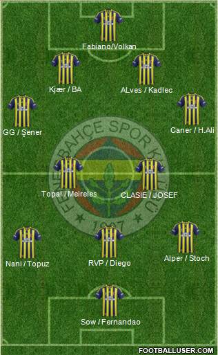 Fenerbahçe SK Formation 2015