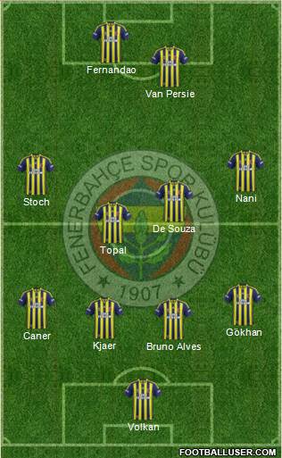 Fenerbahçe SK Formation 2015
