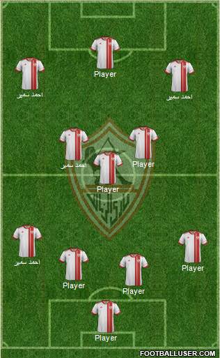 Zamalek Sporting Club Formation 2015