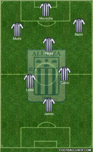 C Alianza Lima Formation 2015