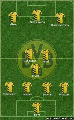 Borussia Dortmund Formation 2015