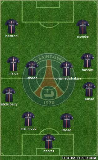 Paris Saint-Germain Formation 2015