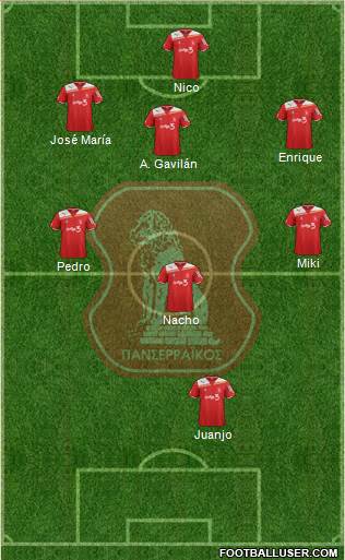 MGS Panserraikos Formation 2015