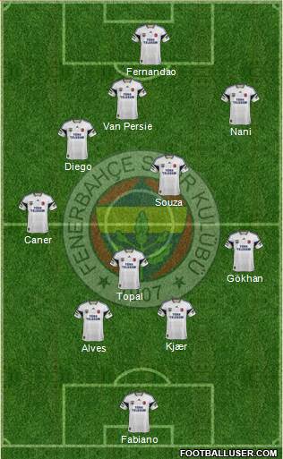 Fenerbahçe SK Formation 2015