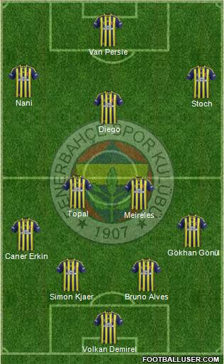 Fenerbahçe SK Formation 2015