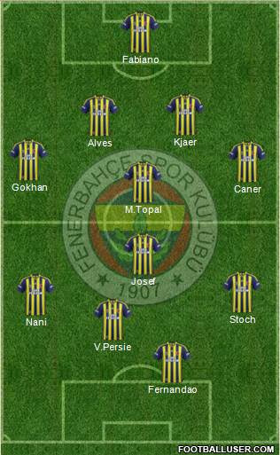 Fenerbahçe SK Formation 2015