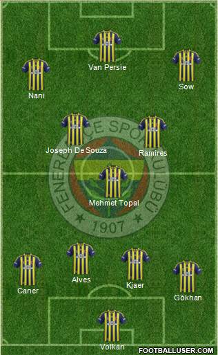 Fenerbahçe SK Formation 2015