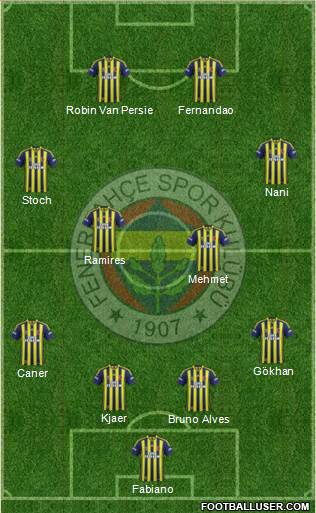 Fenerbahçe SK Formation 2015