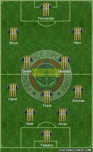 Fenerbahçe SK Formation 2015