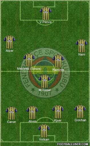 Fenerbahçe SK Formation 2015