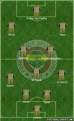Fenerbahçe SK Formation 2015