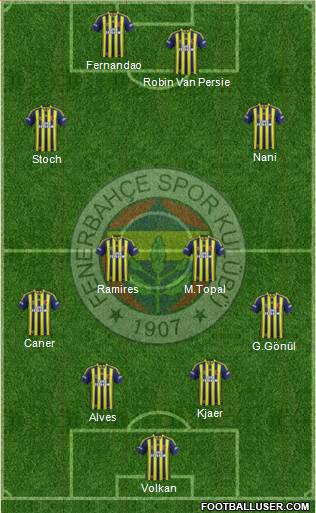 Fenerbahçe SK Formation 2015