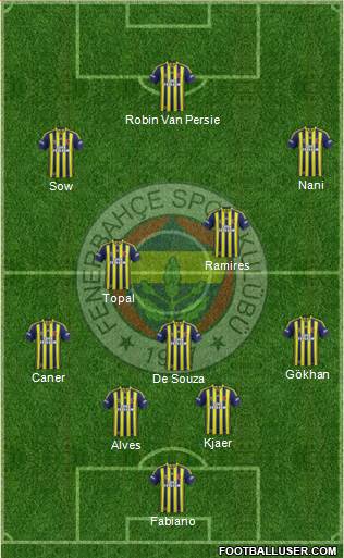 Fenerbahçe SK Formation 2015