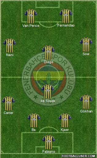 Fenerbahçe SK Formation 2015