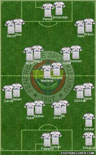 Fenerbahçe SK Formation 2015