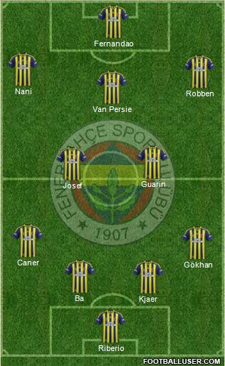 Fenerbahçe SK Formation 2015