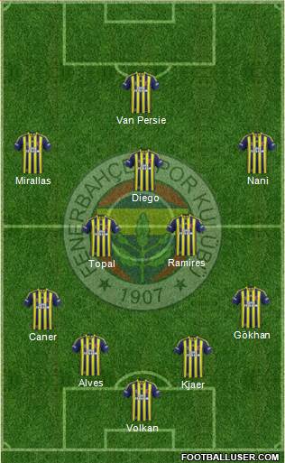 Fenerbahçe SK Formation 2015