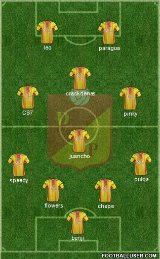CS Deportivo Pereira Formation 2015