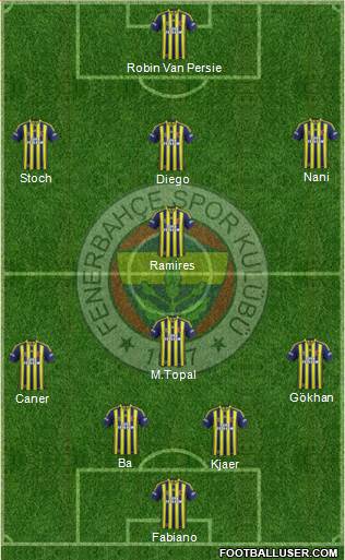 Fenerbahçe SK Formation 2015