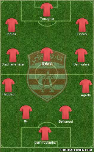 Club Africain Tunis Formation 2015