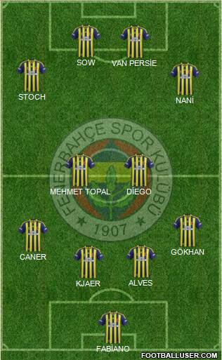 Fenerbahçe SK Formation 2015