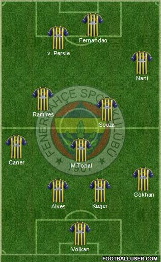 Fenerbahçe SK Formation 2015