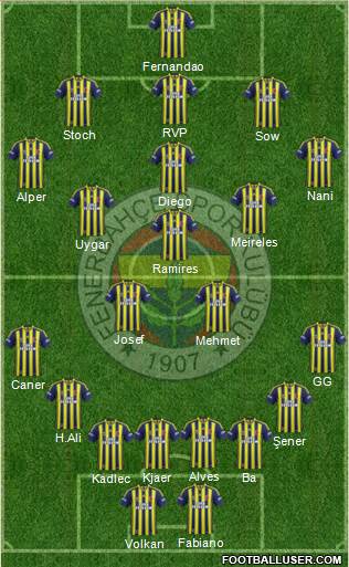 Fenerbahçe SK Formation 2015