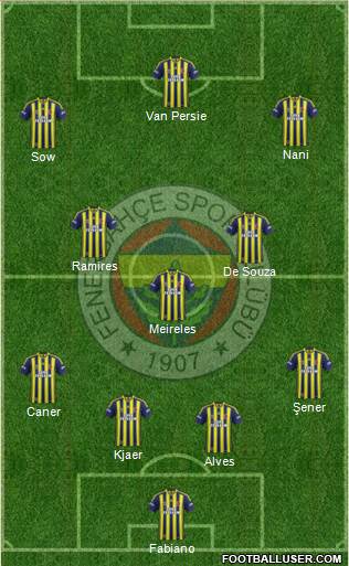 Fenerbahçe SK Formation 2015