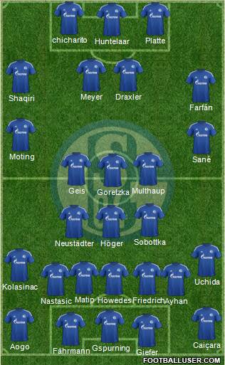 FC Schalke 04 Formation 2015