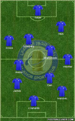 Al-Khor Sports Club Formation 2015