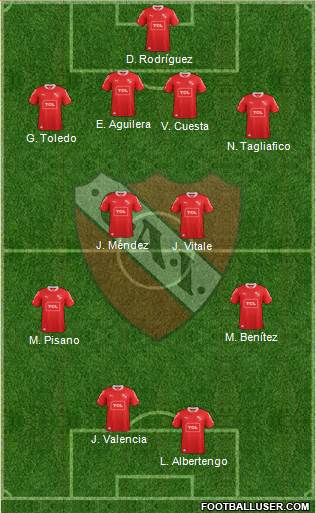Independiente Formation 2015