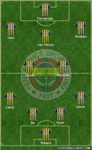 Fenerbahçe SK Formation 2015