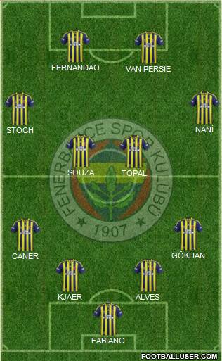 Fenerbahçe SK Formation 2015
