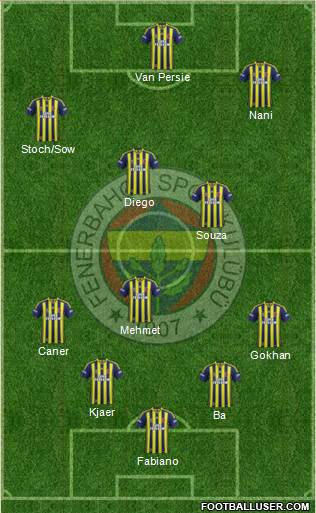Fenerbahçe SK Formation 2015