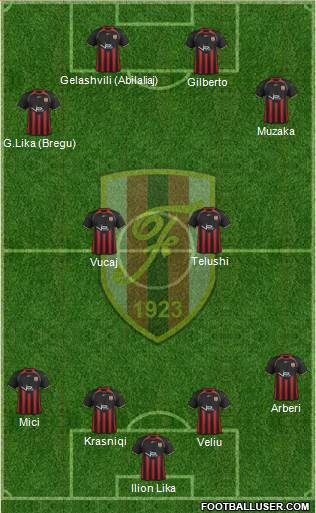 KS Flamurtari Vlorë Formation 2015
