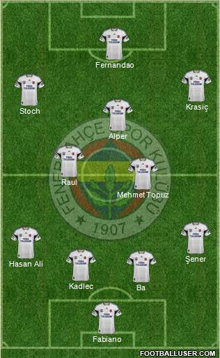 Fenerbahçe SK Formation 2015