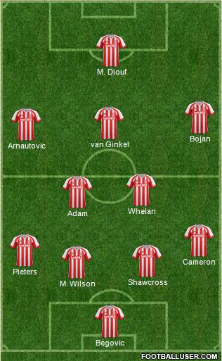 Stoke City Formation 2015