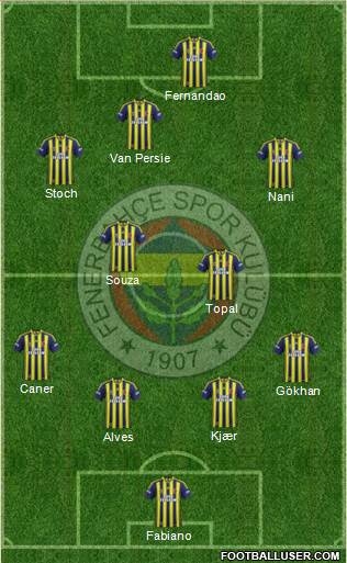 Fenerbahçe SK Formation 2015